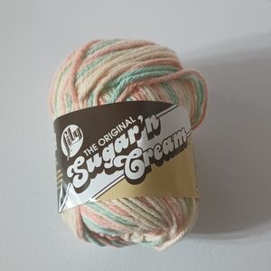 Lily Sugar'n Cream Pastel Multi-Color Crochet & Knit Yarn